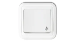 LIZA Przycisk /światło/ biały WPH-5