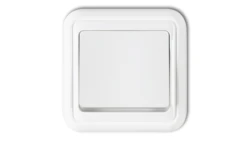 LIZA Łącznik jednobiegunowy podświetlany biały WPT-1L