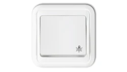 LIZA Przycisk /światło/ podświetlany biały WPT-5L