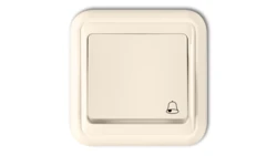 LIZA Przycisk /dzwonek/ podświetlany beżowy 1WPT-4L