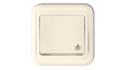 LIZA Przycisk /światło/ podświetlany beżowy 1WPT-5L
