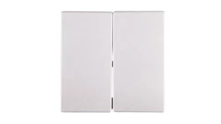 Merten System M Klawisz podwójny aluminium MTN433560