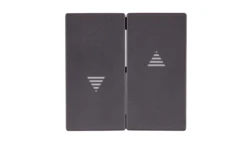 Merten System M Klawisz podwójny łącznika żaluzjowego z z symbolem /strzałka/ antracytMTN435514