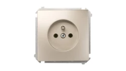 Simon Basic Gniazdo pojedyncze z/u 16A IP20 satynowe BMGZ1.01/29