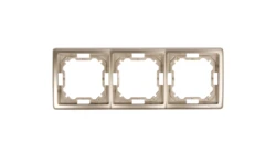 Simon Basic Standard Ramka potrójna uniwersalna satynowa BMR3/29