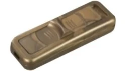 Wyłącznik suwakowy przelotowy lub końcowy 2-torowy 2,5A/250V złoty WS-2P/ZŁOTY