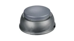 Wyłącznik nożny przelotowy, jednopozycyjny, zwierny, dwutorowy 2,5A 250V WN-2Z/2,5A SREBRNY