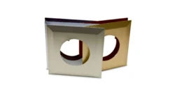 Osłona ściany pod wyłącznik podtynkowy OW-1 CZARNY