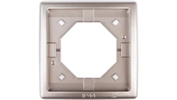 Simon Basic Standard Ramka bryzgoszczelna pojedyncza IP44 z uszczelką satynowa BMR1B/29