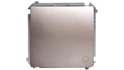 Simon Basic Przycisk /dzwonek/, szybkozłącza, satynowy BMD1.01/29