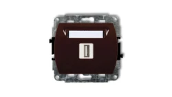 TREND Gniazdo pojedyncze USB-AA 3.0 brązowy 4GUSB-5