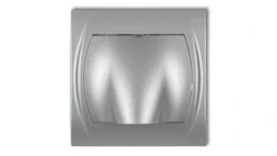 LOGO Wypust kablowy srebrny metalik 7LWPK