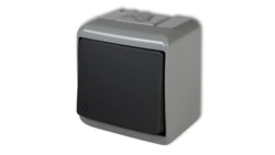 JUNIOR Przycisk /światło/ popielaty / grafitowy 30WHE-5