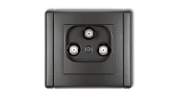 FLEXI Gniazdo multimedialne 3F DATA (UPC) grafitowy 11FGMU