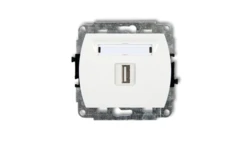 TREND Gniazdo pojedyncze USB-AA biały GUSB-1