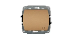 TREND Przycisk /dzwonek/ podświetlany złoty metalik 8WP-4L