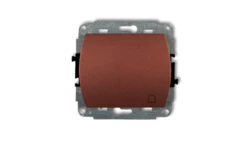 TREND Przycisk /dzwonek/ podświetlany brązowy metalik 9WP-4L