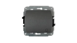 TREND Przycisk /dzwonek/ podświetlany grafitowy 11WP-4L