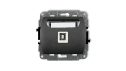 TREND Gniazdo pojedyncze USB-AB grafitowy 11GUSB-3