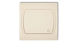 LOGO Przycisk /dzwonek/ beżowy 1LWP-4