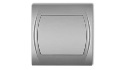 LOGO Przycisk jednobiegunowy srebrny metalik 7LWP-4.1