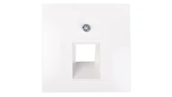 Berker/B.Kwadrat Element centralny gniazda przyłączeniowego 1xUAE śnieżnobiały 5314078989