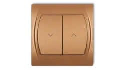 LOGO Łącznik żaluzjowy złoty metalik 8LWP-8