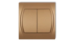 LOGO Łącznik świecznikowy podświetlany złoty metalik 8LWP-2L