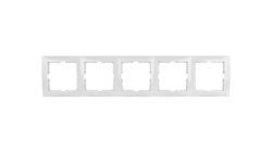 Berker B.Kwadrat Ramka pięciokrotna biała 5310158989