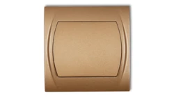 LOGO Przycisk jednobiegunowy złoty metalik 8LWP-4.1