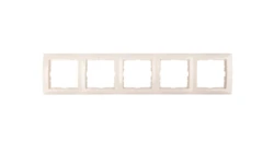 Berker B.Kwadrat Ramka pięciokrotna kremowa 5310158982