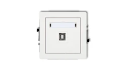 DECO Gniazdo pojedyncze USB-AB biały DGUSB-3