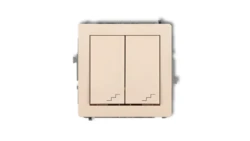 DECO Łącznik podwójny schodowy beżowy 1DWP-33