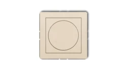 DECO Ściemniacz elektroniczny przyciskowo-obrotowy do lamp LED beżowy 1DRO-2