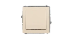 DECO Łącznik jednobiegunowy beżowy 1DWP-1