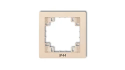 Ramka pośrednia do łączników IP44 beżowy 1DRPH