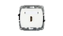 TREND Gniazdo pojedyncze HDMI biały HDMI-1