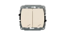 TREND Łącznik podwójny schodowy beżowy 1WP-33