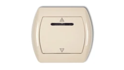 TREND Ściemniacz sterowany dotykiem i dowolnym pilotem beżowy 1RO-1