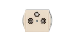 TREND Gniazdo antenowe RTV-SAT przelotowe 10dB beżowy 1GSP