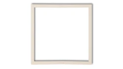 Ramka wypełniająca pojedyncza serii DECO beżowy 1DRW-1