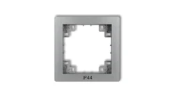 Ramka pośrednia do łączników IP44 srebrny metalik 7DRPH