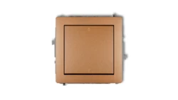 DECO Łącznik dwubiegunowy złoty metalik 8DWP-9