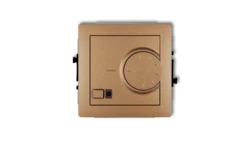 DECO Regulator temperatury elektroniczny z czujnikiem powietrznym złoty metalik 8DRT-2