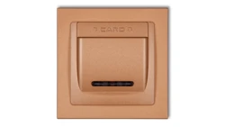 DECO Łącznik hotelowy złoty metalik 8DSH-1