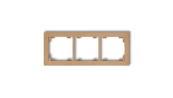 DECO Ramka potrójna złoty metalik 8DR-3