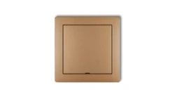 Ramka pośrednia z zaślepką złoty metalik 8DRPZ