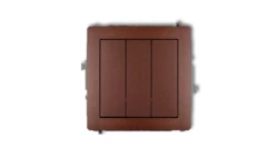 DECO Łącznik potrójny brązowy metalik 9DWP-7