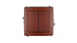 DECO Łącznik żaluzjowy brązowy metalik 9DWP-8