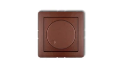 DECO Ściemniacz elektroniczny przyciskowo-obrotowy brązowy metalik 9DRO-1